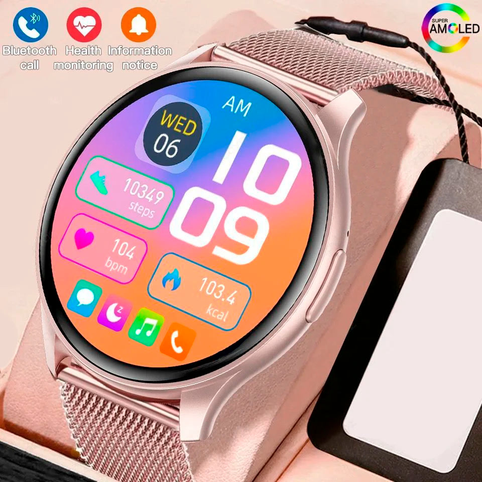 2024 New Bluetooth Calling Heart Rate Sleep Monitor Sport Models Smart Watch 1.43 inch Full Screen For Men Women Smartwatch+Box