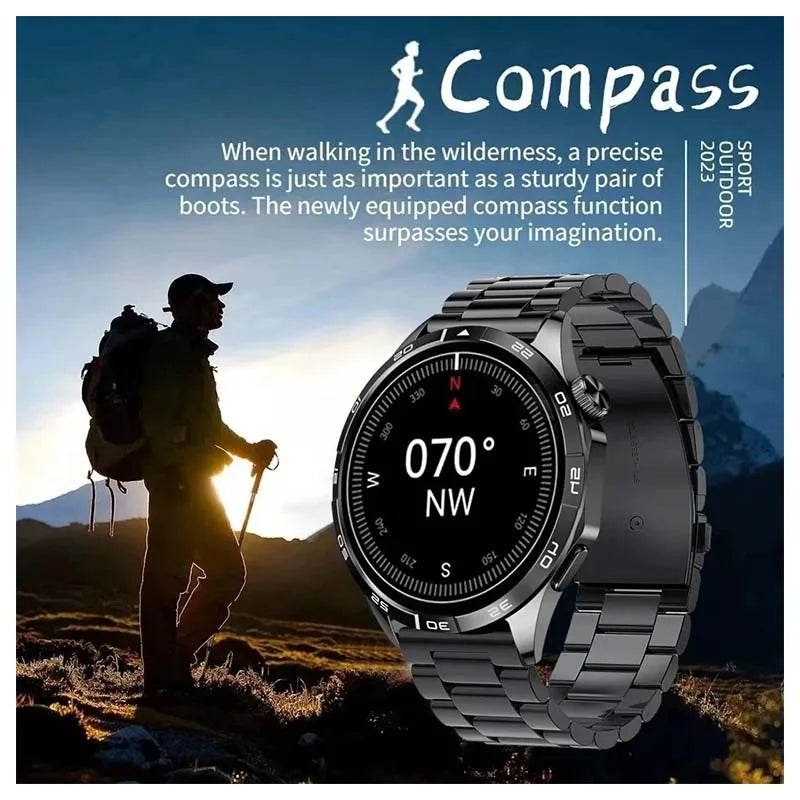 Original WATCH 4 Smart Watch Men AMOLED Screen GPS Sports Watch Tracker NFC Bluetooth Call Blood Sugar smartwatch 2024 New