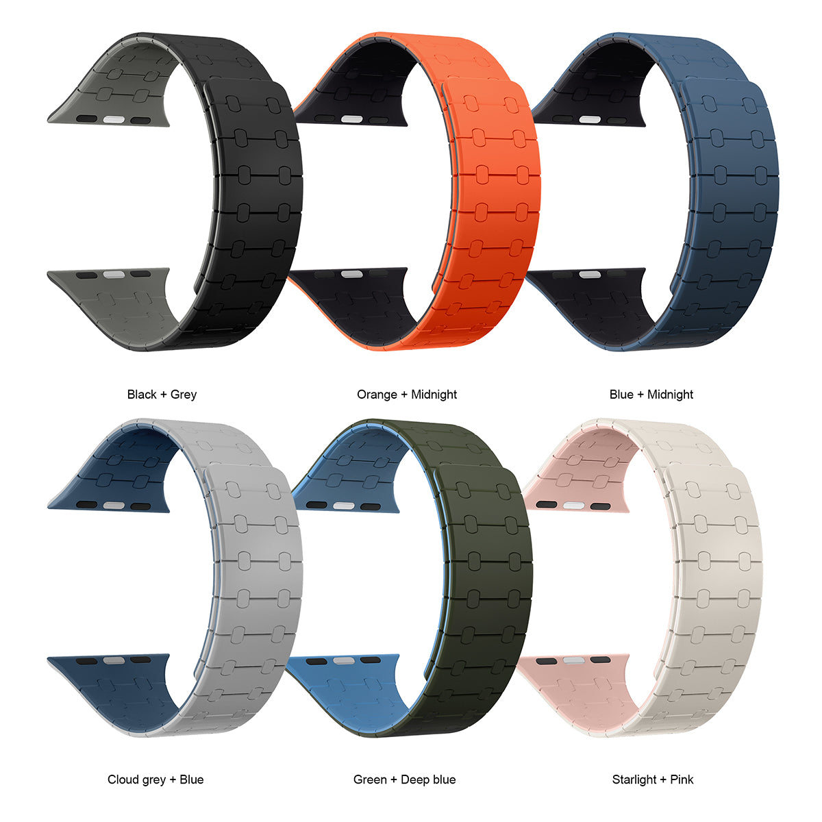 Silicone Magnetic Strap for Apple Watch Band Ultra 2 49mm 44mm 40mm 42mm 41mm 45mm Bracelet IWatch Series 9 8 7 6 SE 5 4 Correa