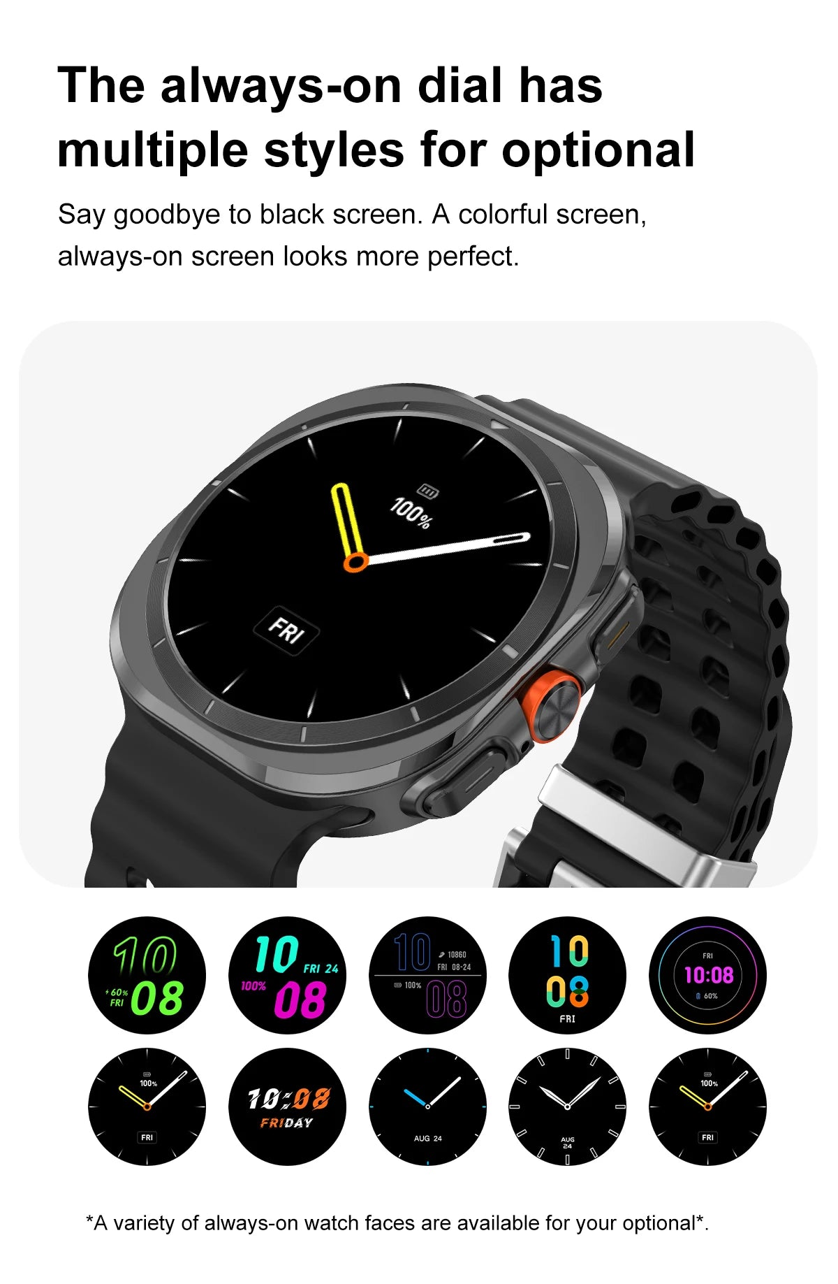 2024 DT Watch Ultra 7 Smart Watch Men USB Data Transfer Local Music 4GB Smartwatch Women Bluetooth Call Wireless Charging Sports