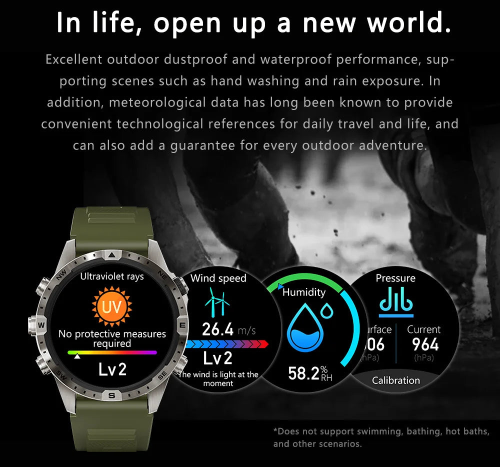 Smart Watch 2024 Gt45 Bluetooth Call Heart Rate Blood Oxygen Monitoring Outdoor Sports Dual Strap Smartwatch For Men And Women