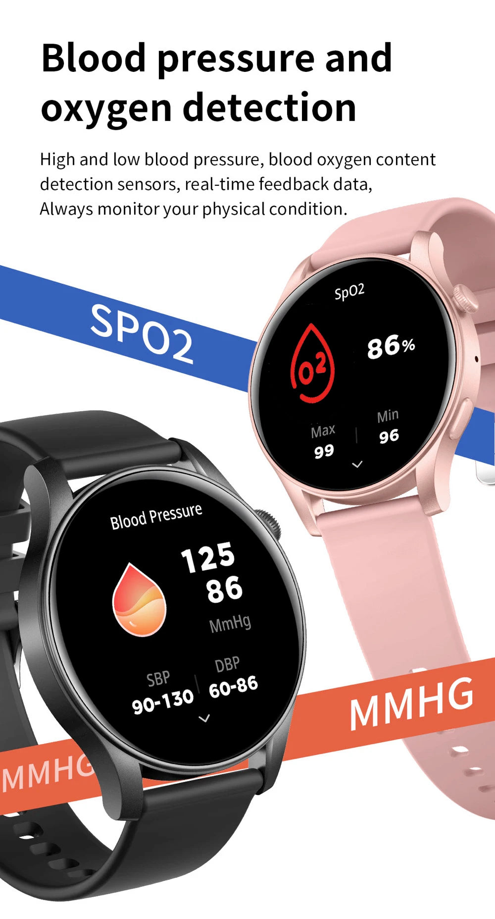 Smart Watch Sports For Women Men 2024 Blue Tooth Call 1.43'' AMOLED Screen Waterproof Heart Rate Voice Assistant Smartwatch