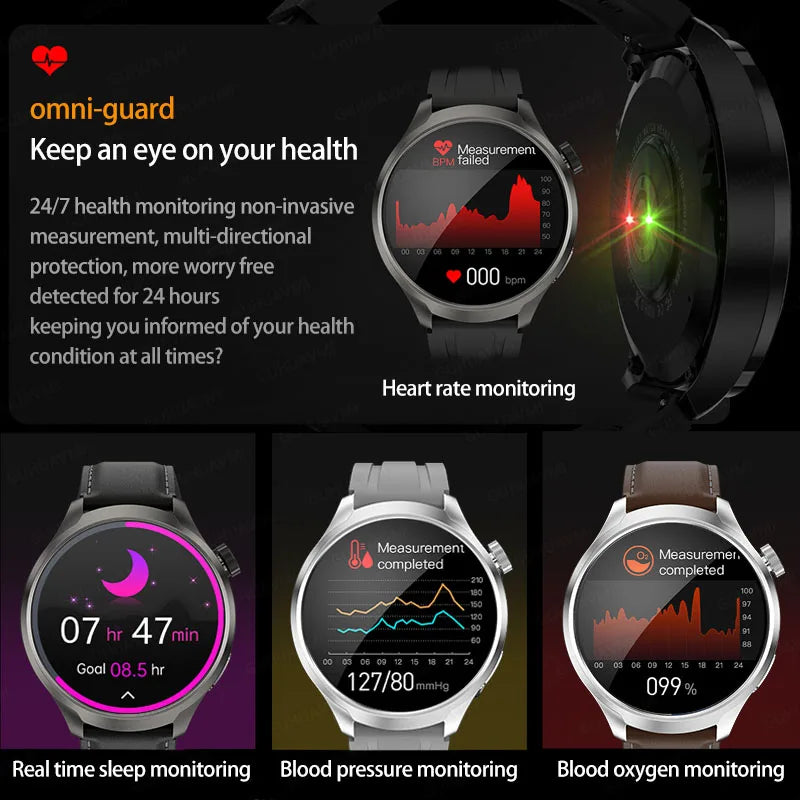 2024 New For HUAWEI High-end Smart Watch Men GPS Sports Outdoors Bluetooth Call Heart rate 1.85 inch AMOLED HD Screen smartwatch