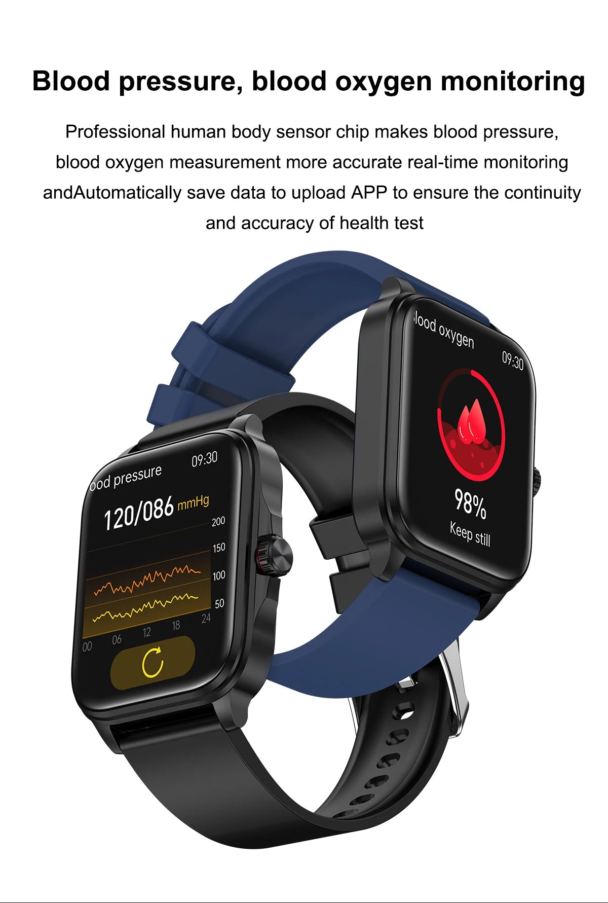 T90 Blood Glucose Blood Oxygen Blood Pressure Heart Rate Monitoring Bluetooth Call Health Fashion Smart Watch For Men Women 2024