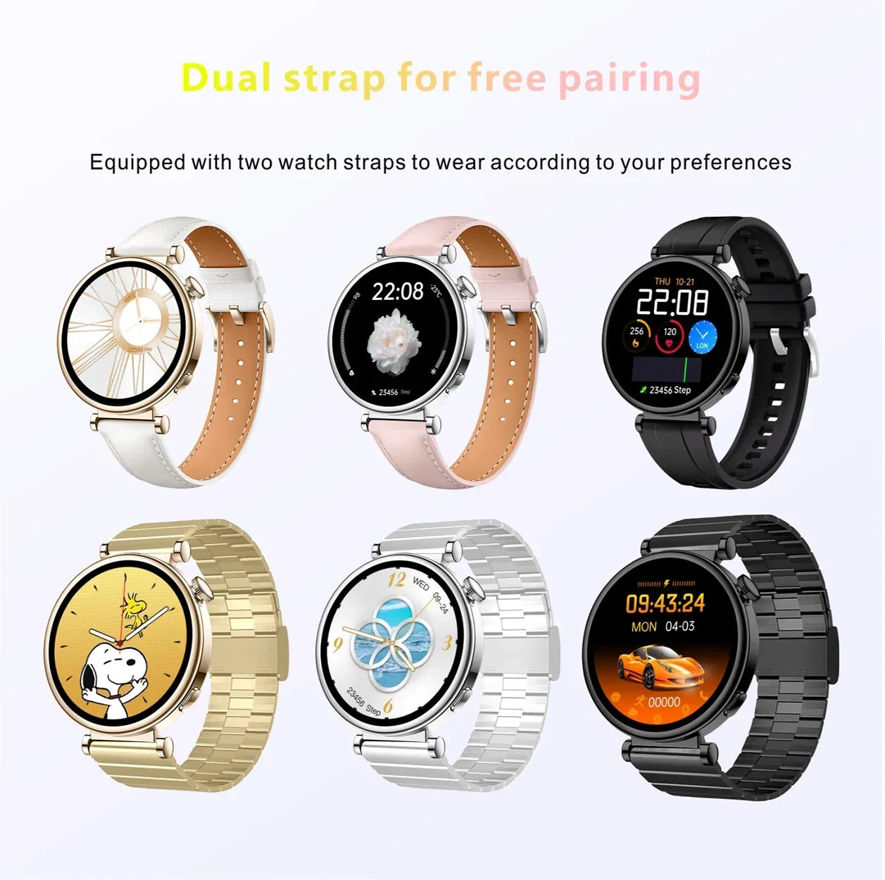 2024 Smart Watch For Men Women Gift Full Touch Screen Sports Fitness Watches Bluetooth Calls Digital Smartwatch Wristwatch