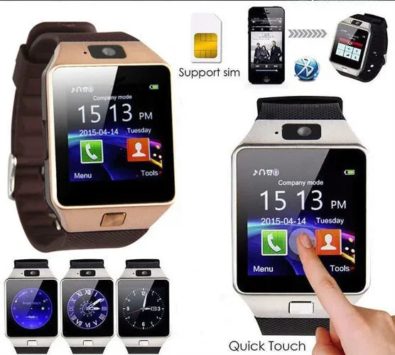 Bluetooth Smart Watch DZ09 Wearable Wrist Phone Watch 2G SIM TF Card For Xiaomi Samsung Android Smartphone Smartwatch Men Women