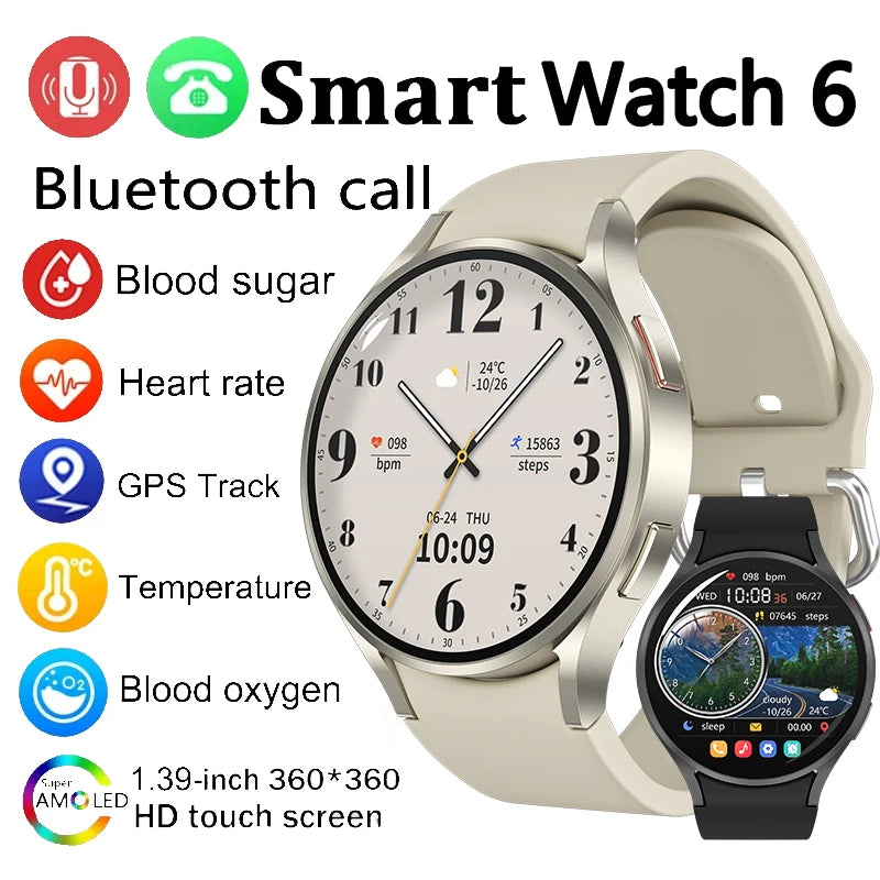 2024 New GPS Tracking Smart Watch For Men 360*360 HD Screen Heart rate Bluetooth Call Sports fitness Smartwatch reloj mujer 시계