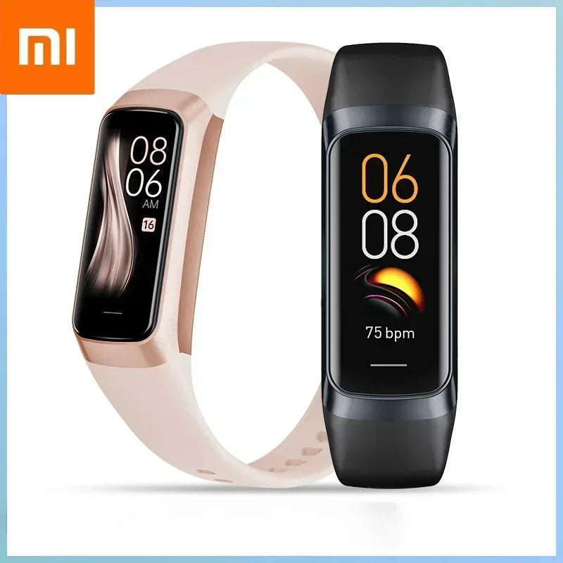 Xiaomi Amoled Smart Watch Men 2024 Smart Band Women Heart Rate Blood Smartwartch Waterproof Smart Bracelet Sport Fitness Tracker