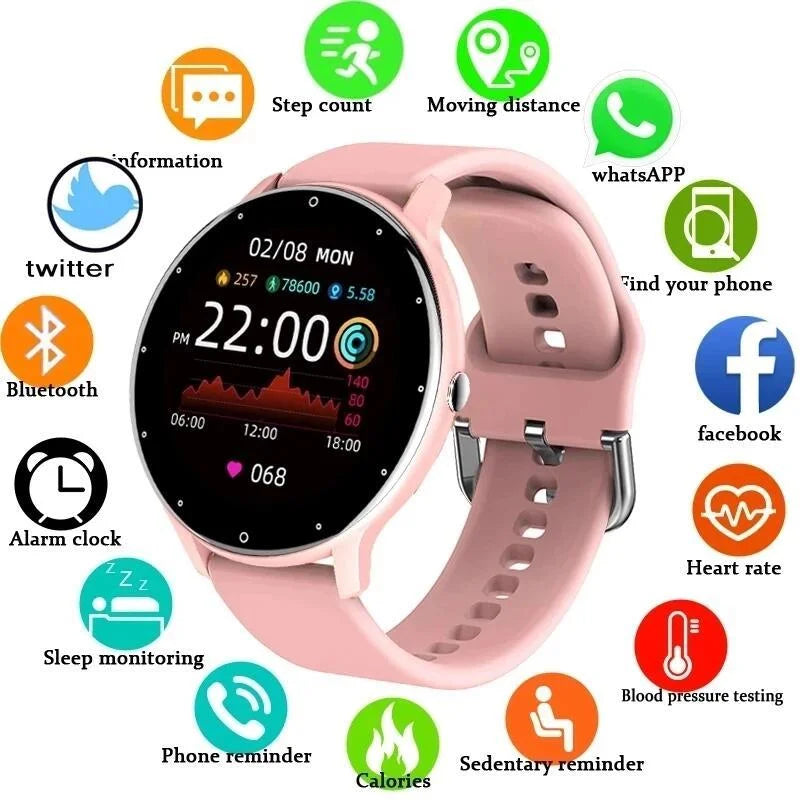 LIGE New Smart Watch Women Men Bluetooth Call Sleep Health Monitor Smart Watch Women Sport GPS Track Tracking Smartwatch 2024