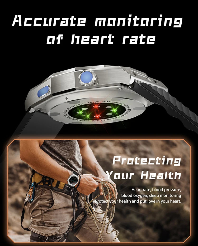 Z83 Max Smart Watch 2024 Bluetooth Calling1.52inch Screen IP68 Waterproof Heart Rate Blood Pressure Sports Smartwatch for Men