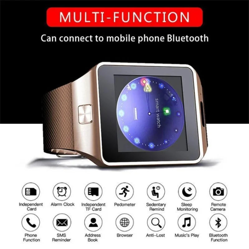 2024 Multifunction Smartwatch Bluetooth Calling Camera Message Alerts Gprs Location Mp3 Sim Card Phone Smart Watch for Android