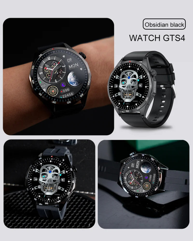 2024 New Smartwatch Men 1.5" Color Screen Full Touch Dial Outdoor Sports Waterproof Bluetooth Call Health Check Man Smart Watch