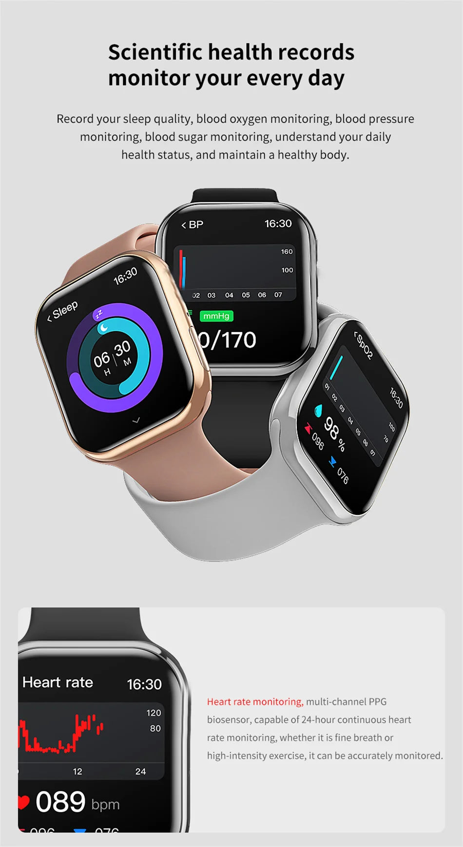 Smart Watch Men For Apple Watch 10 Series Always On Display Body Temperature BT Call GPS NFC Women Smartwatch Series 9 Upgrade