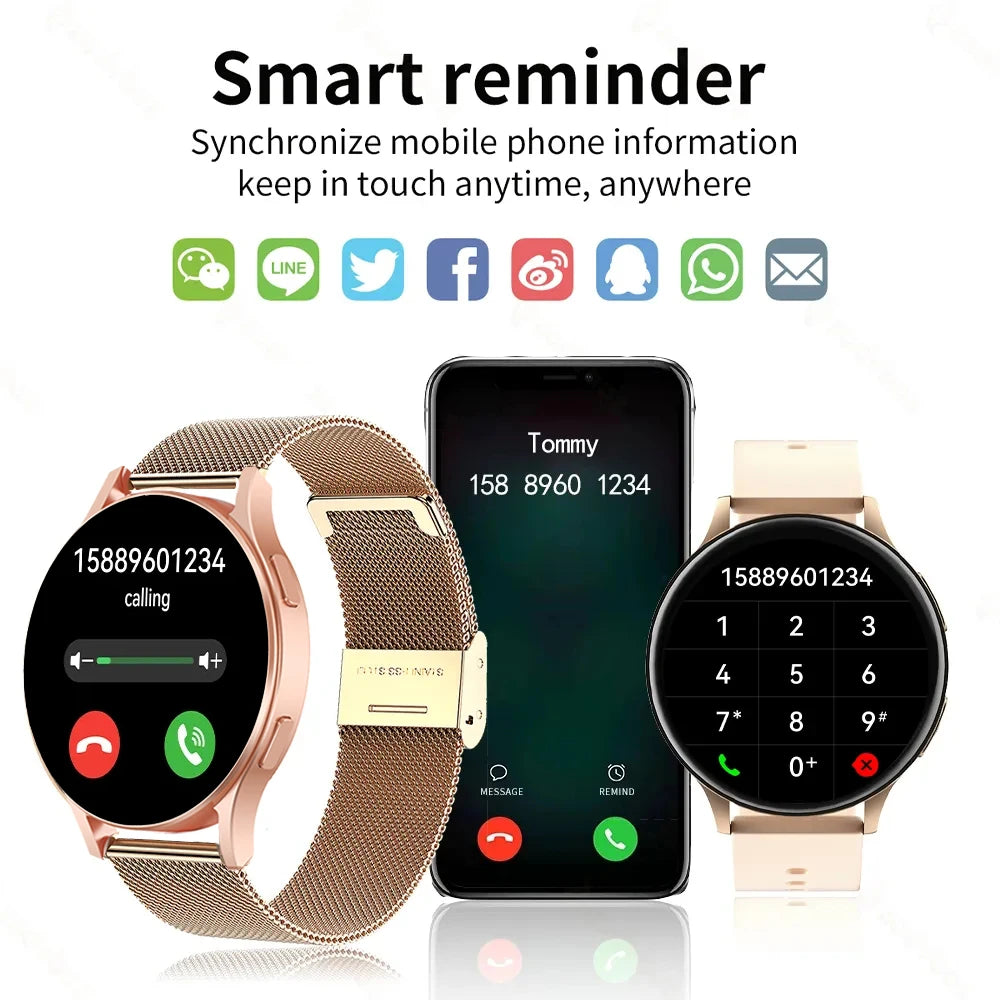 2024 Smart Watch Men Bluetooth Call HeartRate Blood Pressure Monitoring Smartwatches IP67 Waterproof Women Watch For IOS Android