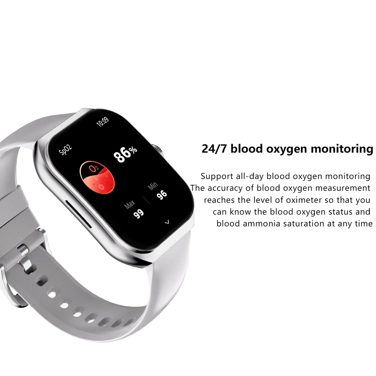 2024 New Original Smart Watch Men Heart Rate Blood Sugar GPS Sports NFC Bluetooth Call Women Smartwatchs for Apple Huawei Xiaomi