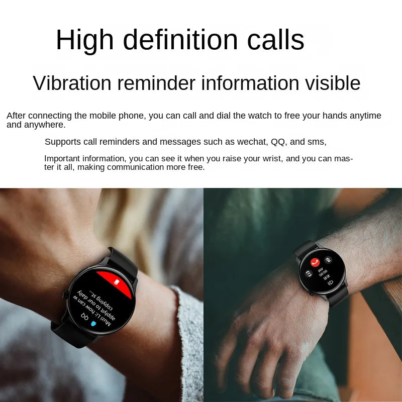 2024 Smartwatch Women 466*466 AMOLED HD Screen Always Display Time Bluetooth Call  Waterproof Sports Smart  health Watches Men