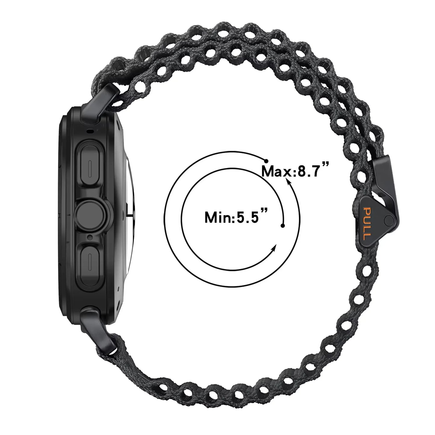 Alpine Loop for Samsung Galaxy Watch Ultra Strap 47mm Sport Nylon Bracelet correa Galaxy Watch 7 Ultra Band 47 mm Accessories