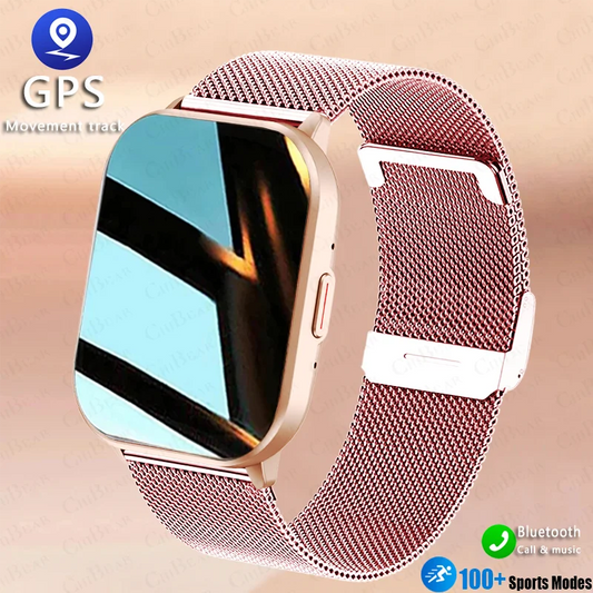 2024 New Watch 2 Smartwatch Women 100+ Sports Modes Sleep Monitoring GPS AMOLED Display SmartWatch For Xiaomi Android For IOS