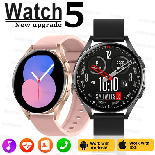 2024 New Smart Watch 5 Men Women Full Touch Blood Pressure Blood Oxygen Bluetooth Call Sports Men Smart Watches For IOS android