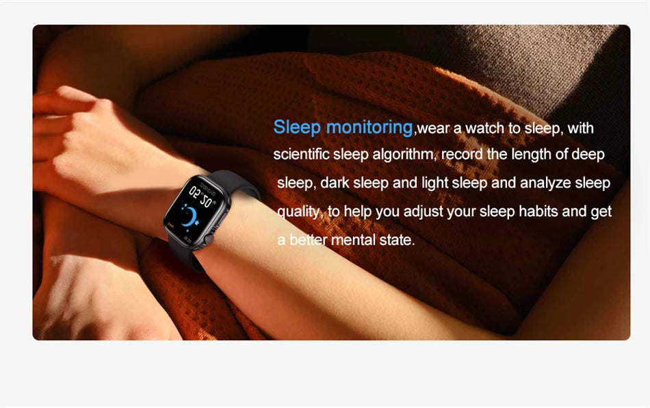 2024 Smart Watch Women Ultra Series 9 NFC Smartwatch Men BT Call Waterproof Wireless Charging 2.15" Screen Health Watch+Headset