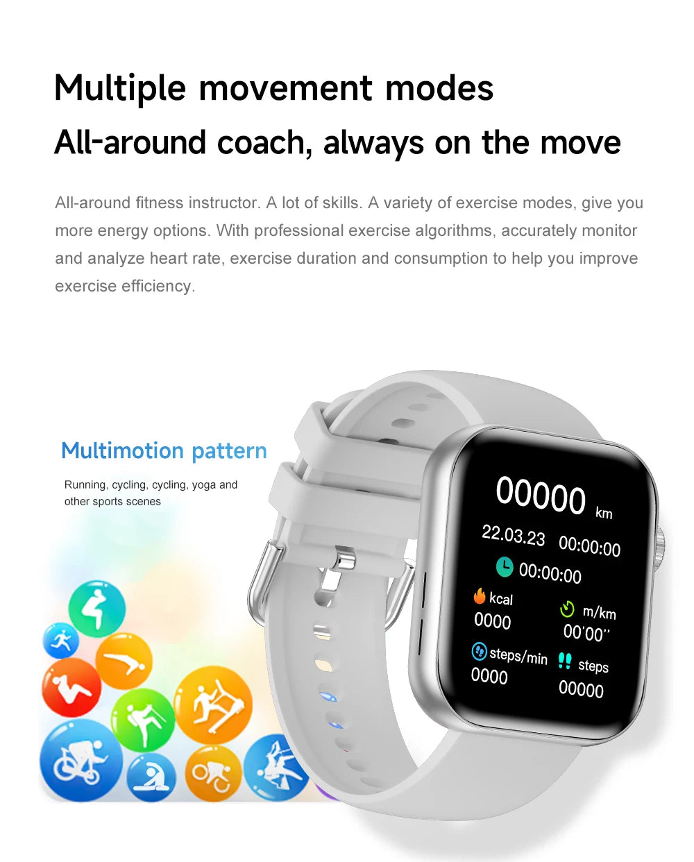 2024 New Smart Watch 9 NFC Bluetooth Call Heart Rate Sport Fitness Waterproof 1.83“ Screen Wireless Charging Men For Android iOS