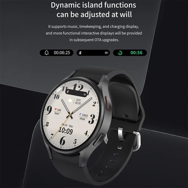 2024 New Original Watch 6 Men Smart Watch NFC Voice Call AMOLED HD Screen Sports Watch Women GPS Tracker smart watch for Samsung