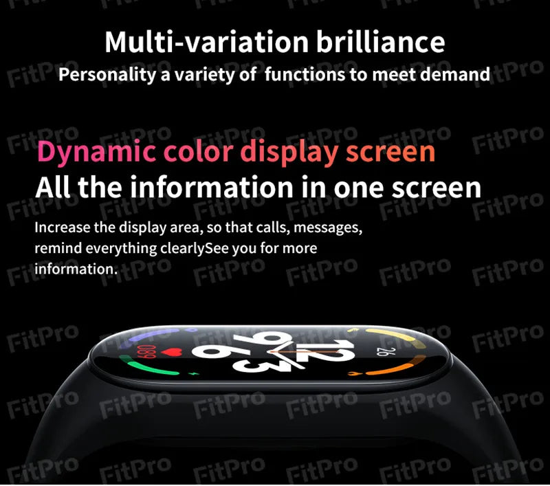 Band 7 Smart Watch Men Women 2023 Bluetooth Smartband Heart Rate Fitness Tracker Fashion Sports Smart Bracelet for Android IOS