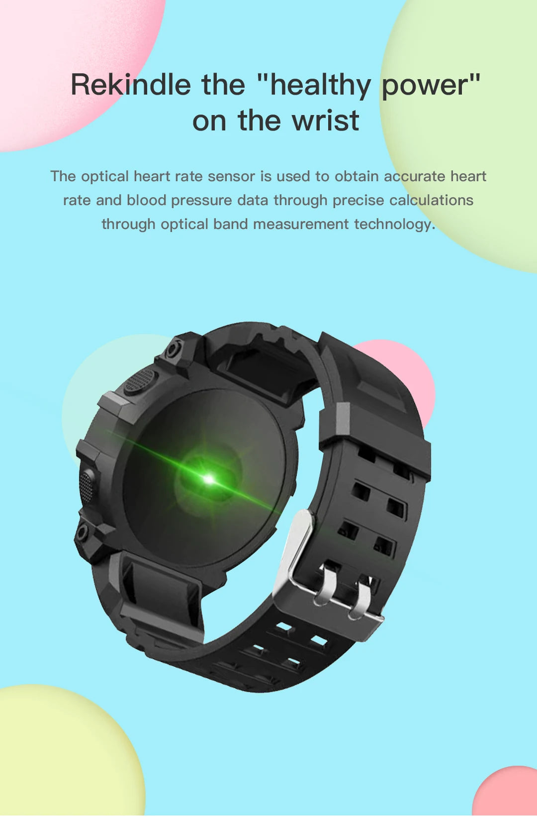 Y56 Smart Watch Bluetooth Smart Bracelet Blood Pressure Monitor Sport Fitness Tracker Men and Women Smartwatch for Ios Android