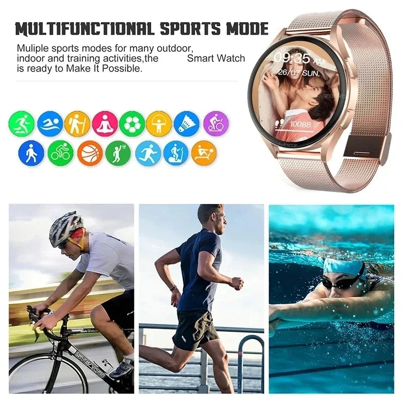 2024 Original Bluetooth Call Smart Watch Women Watches Men Sports Fitness Tracker Heart Rate Smartwatch for Android IOS