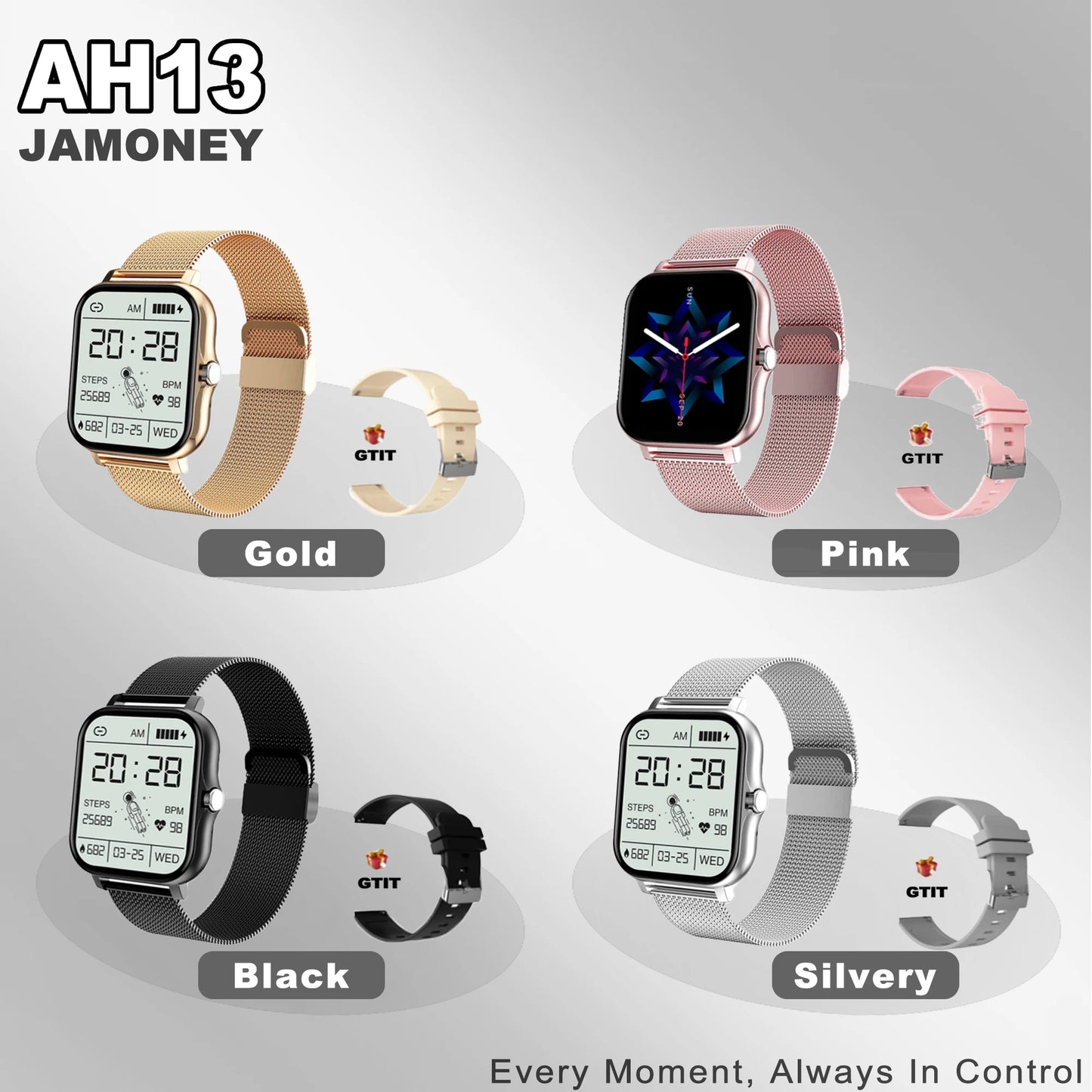 New 2024 Smart Watch Women Men Smartwatch Dial Call Square Smart Clock For Android IOS Fitness Tracker Trosmart Brand Y13