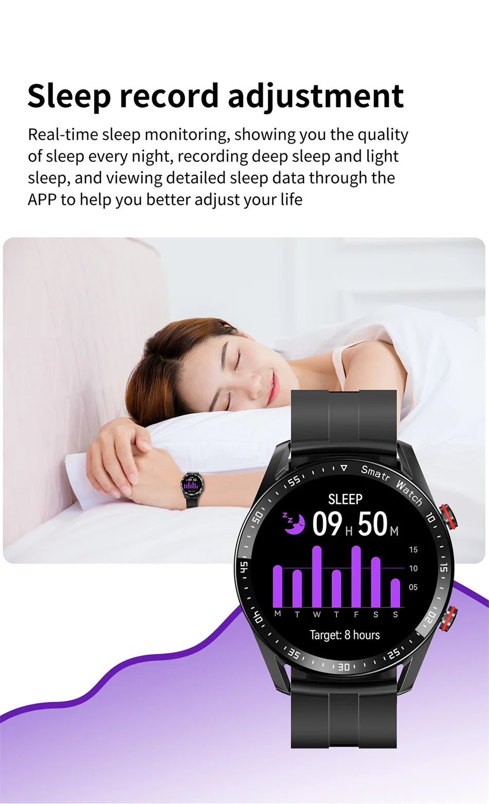 2024 New ECG+PPG Men's Smart Watch Heart Rate Blood Pressure Health Monitoring Watches Bluetooth Call Smartwatch for Men Women