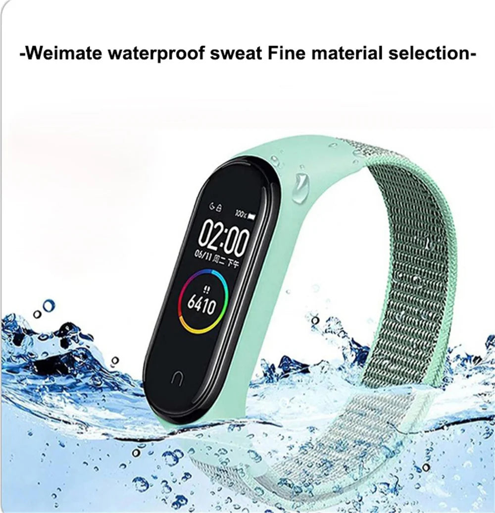 Watch Protective Strap For Mi Band 4 5 6 7 Sports Wristband Breathable Wristband For Miband Strap Replacement Strap