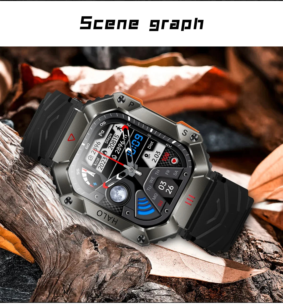 2024 Men Smart Watch For Android IOS Fitness Watches Ip68 Waterproof Military Healthy Monitor AI Voice Bluetooth Call Smartwatch