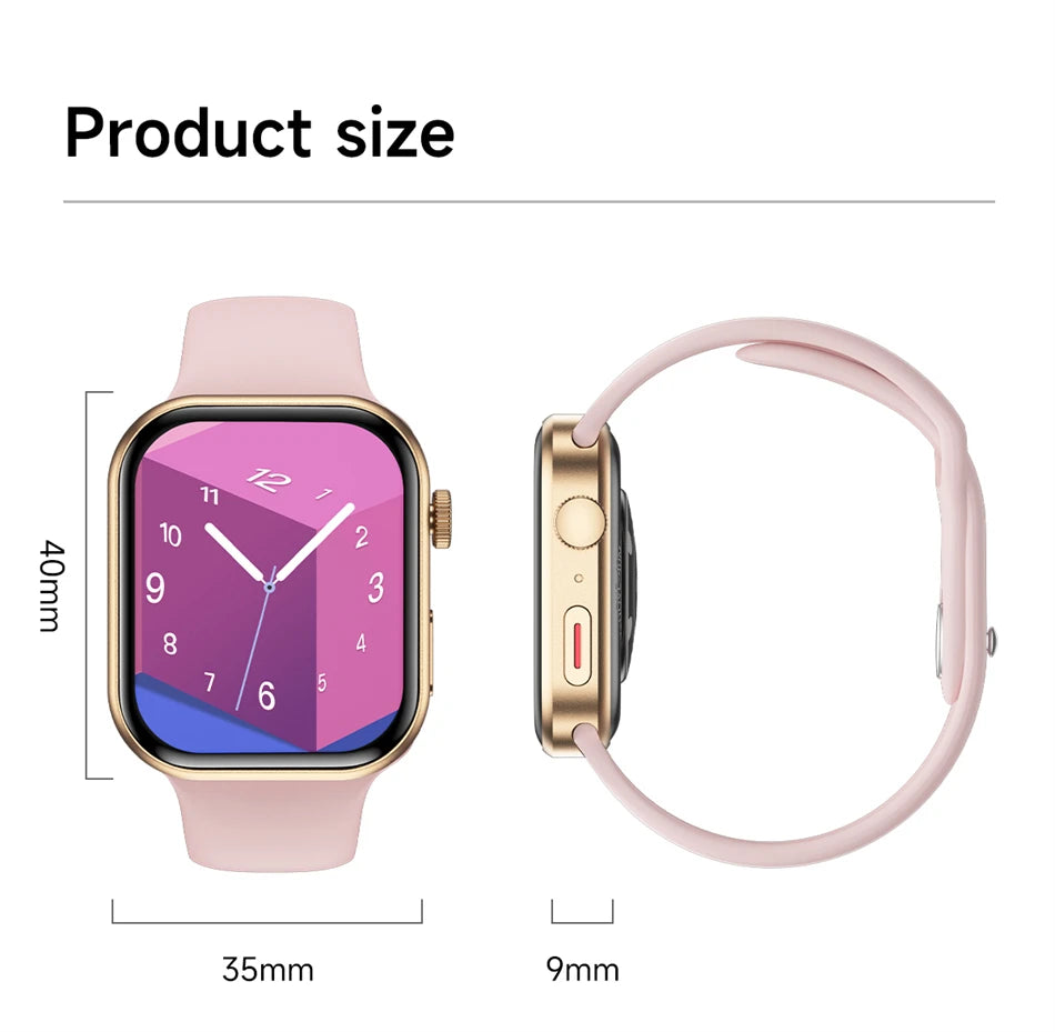 For Huawei Samsung Galaxy Men Smartwatch Bluetooth Call Women 2.04 Inch Smart Watch High-Definition Screen Sports Watch 2024 New