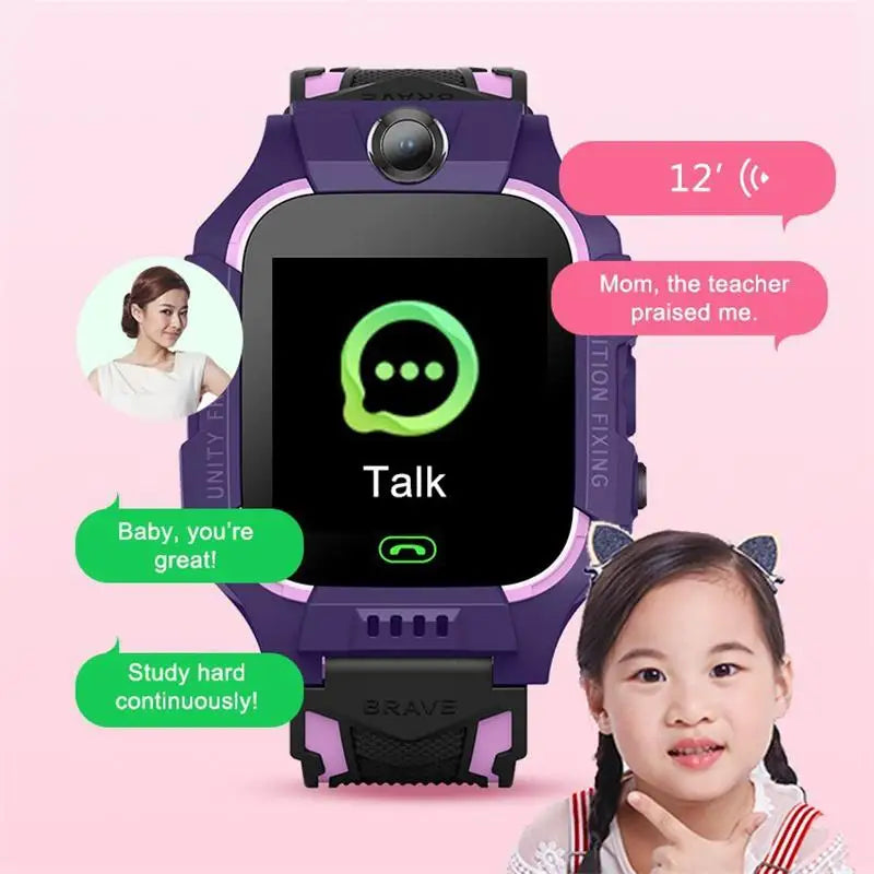 Z6 Kids Smart Watch Sim Card Call Phone Smartwatch Waterproof Camera 1.44-inch Touch-screen Alarm Clock Sports Digital Watches