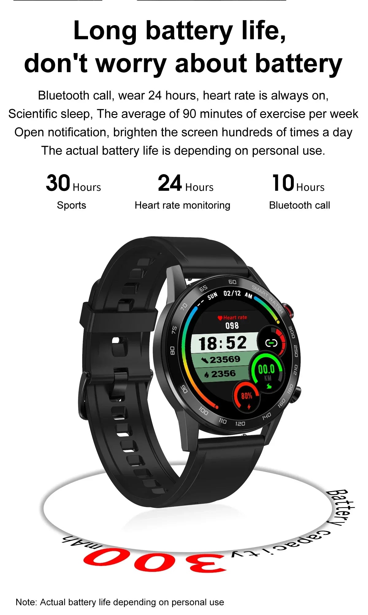 2024 New Bluetooth Call Smart Watch Men For Huawei Watch GT3 Waterproof Sport Fitness GPS Tracker Weather Display Men Smartwatch