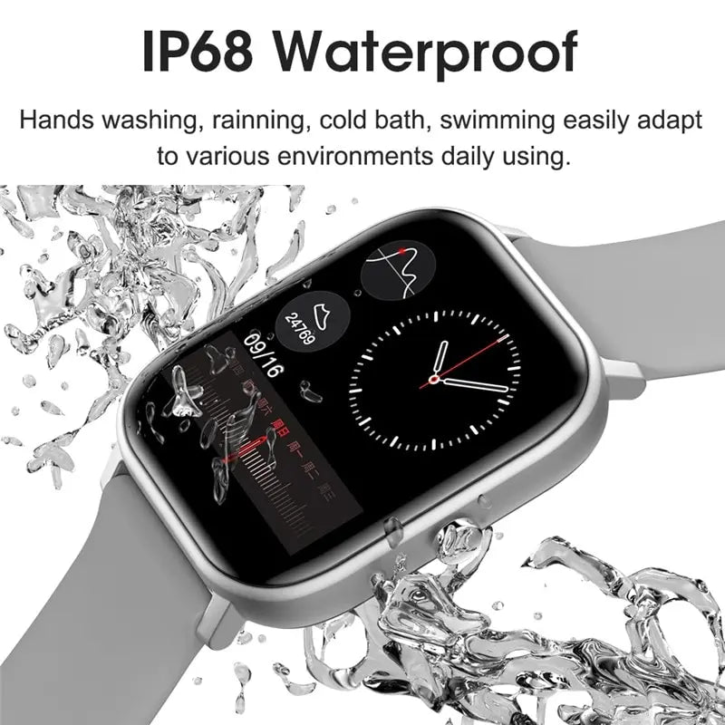 2024 Clearance Sale L18 Smart Watch Men IP68 Waterproof ECG Heart Rate Body Temperature Sports Ultra Thin Smartwatch PK L15 L16