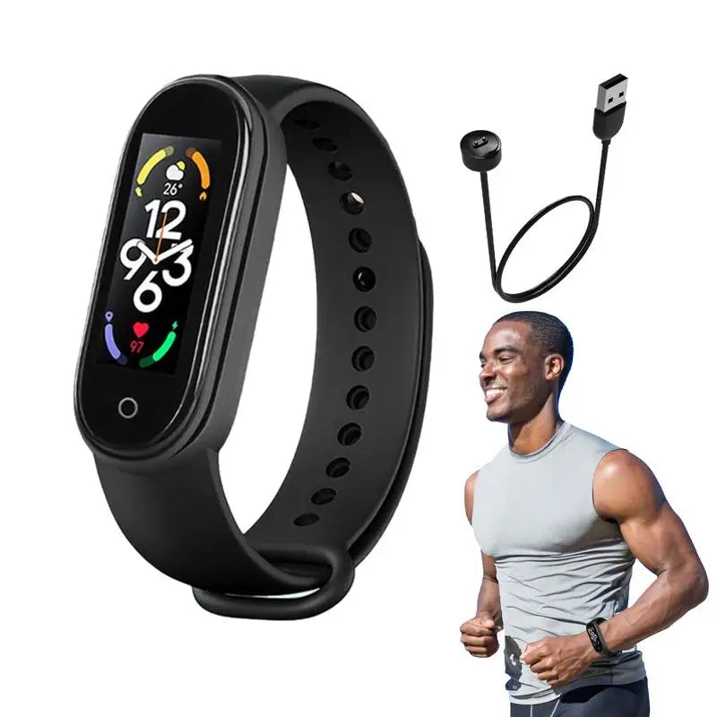 M7 Smart Watch Smartband Heart Rate Smartwatch Fitness Tracker Blood Pressure Sport Bracelet for Mi Band 7 Men Women