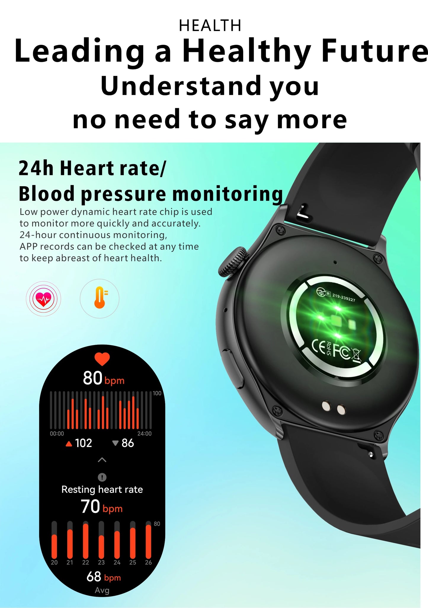 2024 New Fashion Bluetooth Call Smart Watch Women Voice Assistant Custom Dial Watch Health Monitor Sports Fitness Smartwatch Men