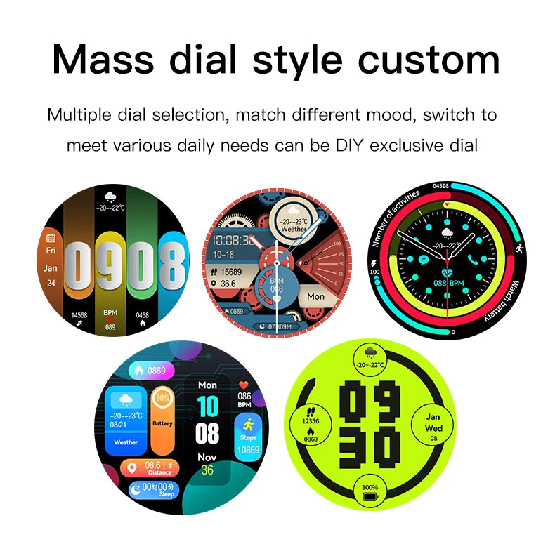 2024 New Smartwatch GT3 Pro Smart Watch Men AMOLED 466*466 HD Screen Heart Rate Bluetooth Call IP68 Waterproof Men Smart Watches