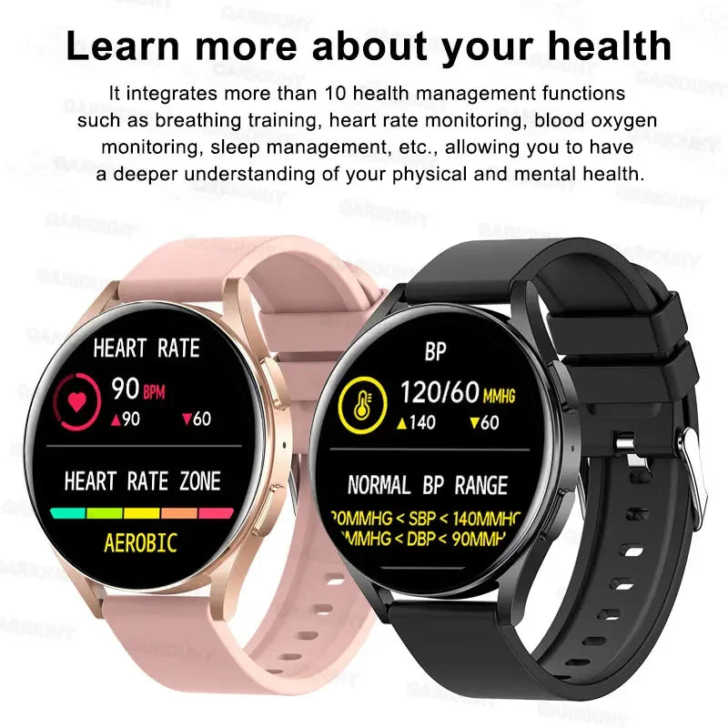 2024 New Smartwatch Men Full Touch Blood Pressure Blood Oxygen Bluetooth Call Sports Smart Watch Men Women For Android IOS