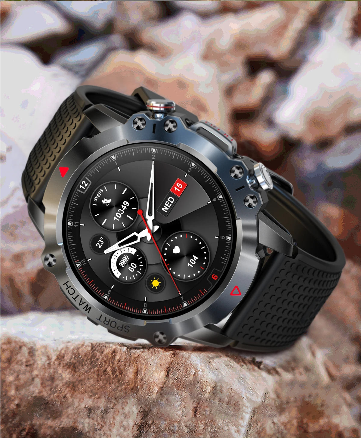 2024 New1.39" Bluetooth Call Smart Watch Men Outdoor Sport Fitness Heart Rate Health Monitoring Smartwatch for Android IOS Phone