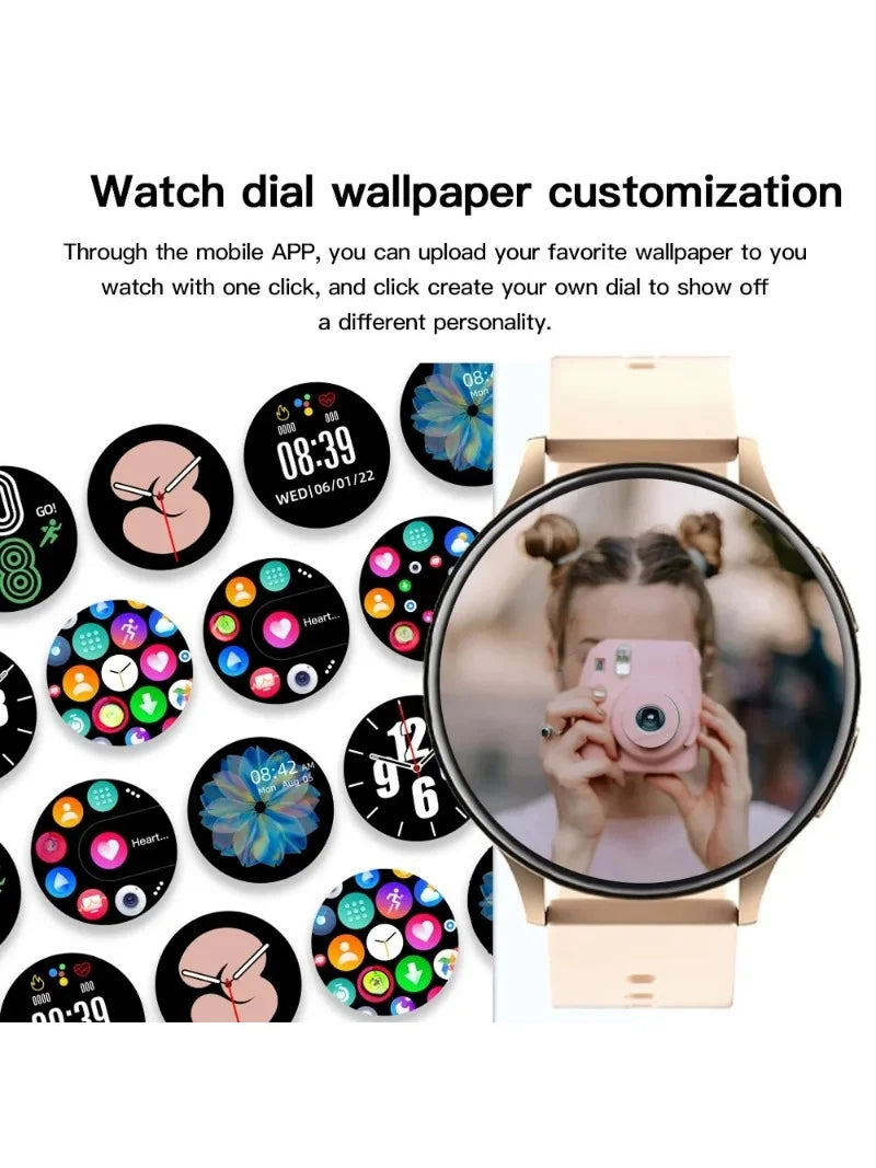 New Women Bluetooth Call Smart Watch HeartRate Blood Pressure Monitoring Smartwatches Waterproof Men Smartwatch For Samsung IOS