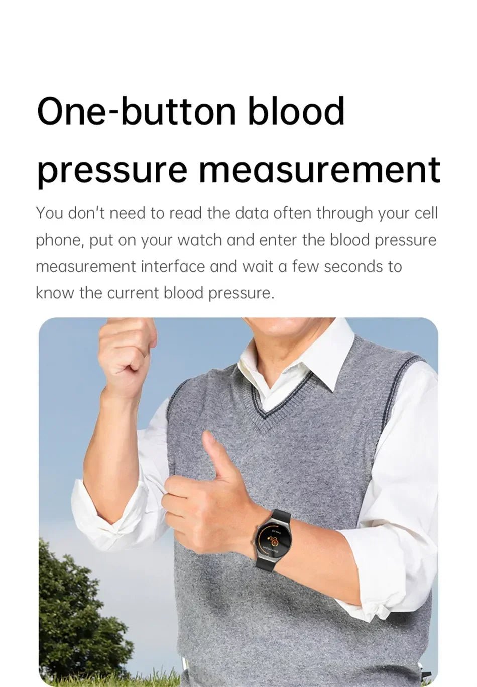 2024 Blood glucose Bluetooth Call Smart Watch Men Heart Rate Blood Oxygen Health Smartwatch Waterproof Sport Watch for Xiaomi