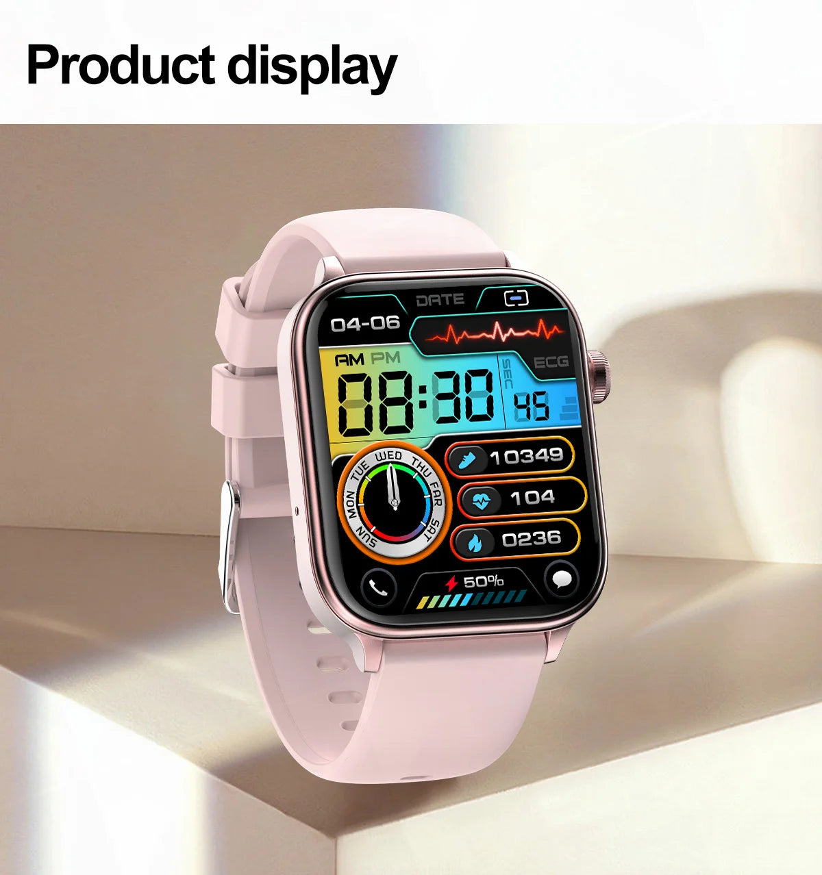 2024 New Medical Grade Smart Watch Women Blood Glucose Lipid Watches AI Diagnostic Health Tracker Bluetooth Call Smartwatch Men