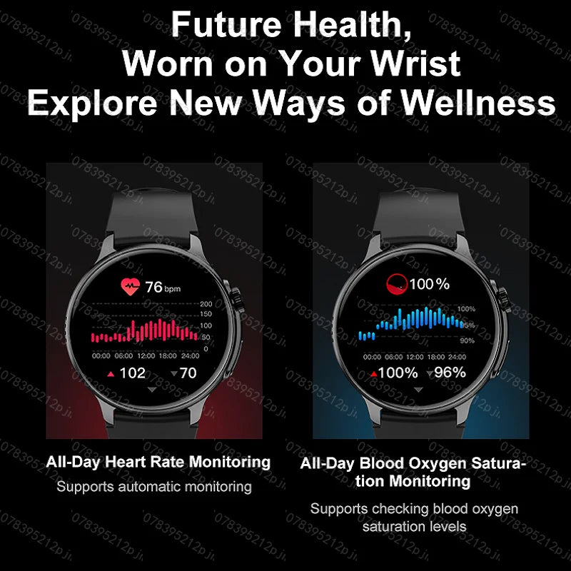 Amoled Watch 2024 New Ladies Man Connected Bluetooth Fitness Digital Electronic Original Sports Smartwatch for Women Waterproof