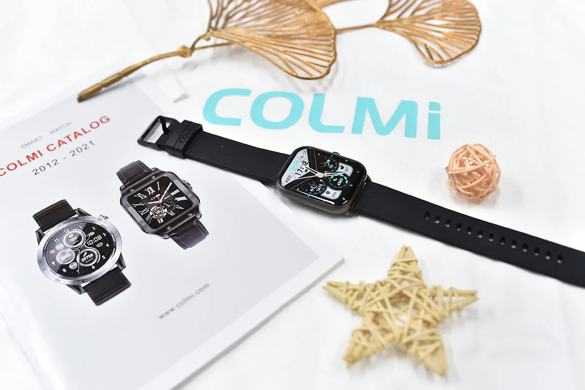 COLMI C61 Smartwatch 1.9 Inch Full Screen Bluetooth Calling Heart Rate Sleep Monitor 100 Sport Models Smart Watch For Men Women