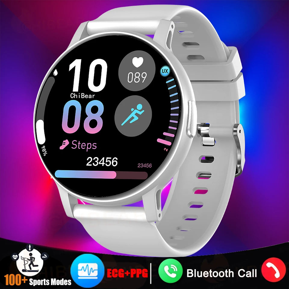 For HUAWEI XIAOMI Bluetooth Call Smart Watch Men 100+ Sport modes GPS Track 100+Dial IP68 Waterproof Smartwatch Women 2024 New