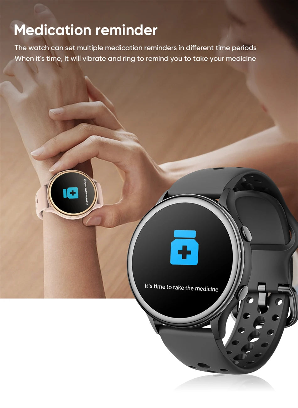 2024 New For Xiaomi Smart Watch Men Women Heart Rate Blood oxygen 100+Sports Modes Fitness Tracker Bluetooth Call Smartwatch Man