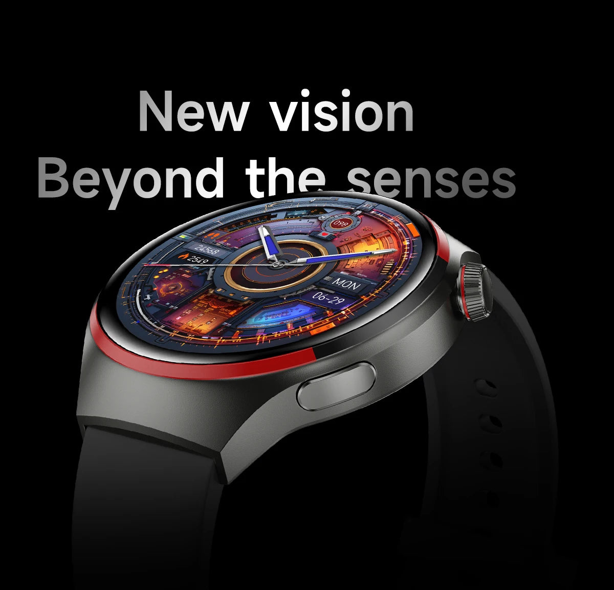 2024 New For HUAWEI Outdoor Sports Smart Watch Men AMOLED Screen NFC GPS Compass Heart rate Waterproof Bluetooth Call SmartWatch